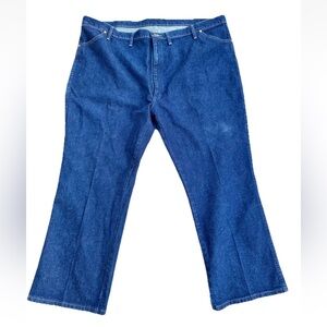 Wrangler Jeans Men's 50x30 Blue 947STR Stretch Classic Fit Denim Straight Leg